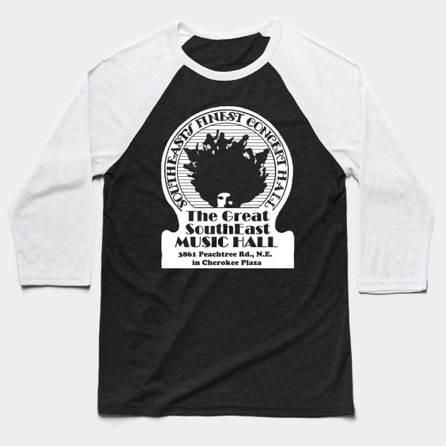 The Great SouthEast Music Hall Atlanta Baseball T-Shirt by thedeuce